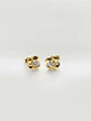 Aros Trébol con Circón de Suerte Oro 18k - Miniatura 5