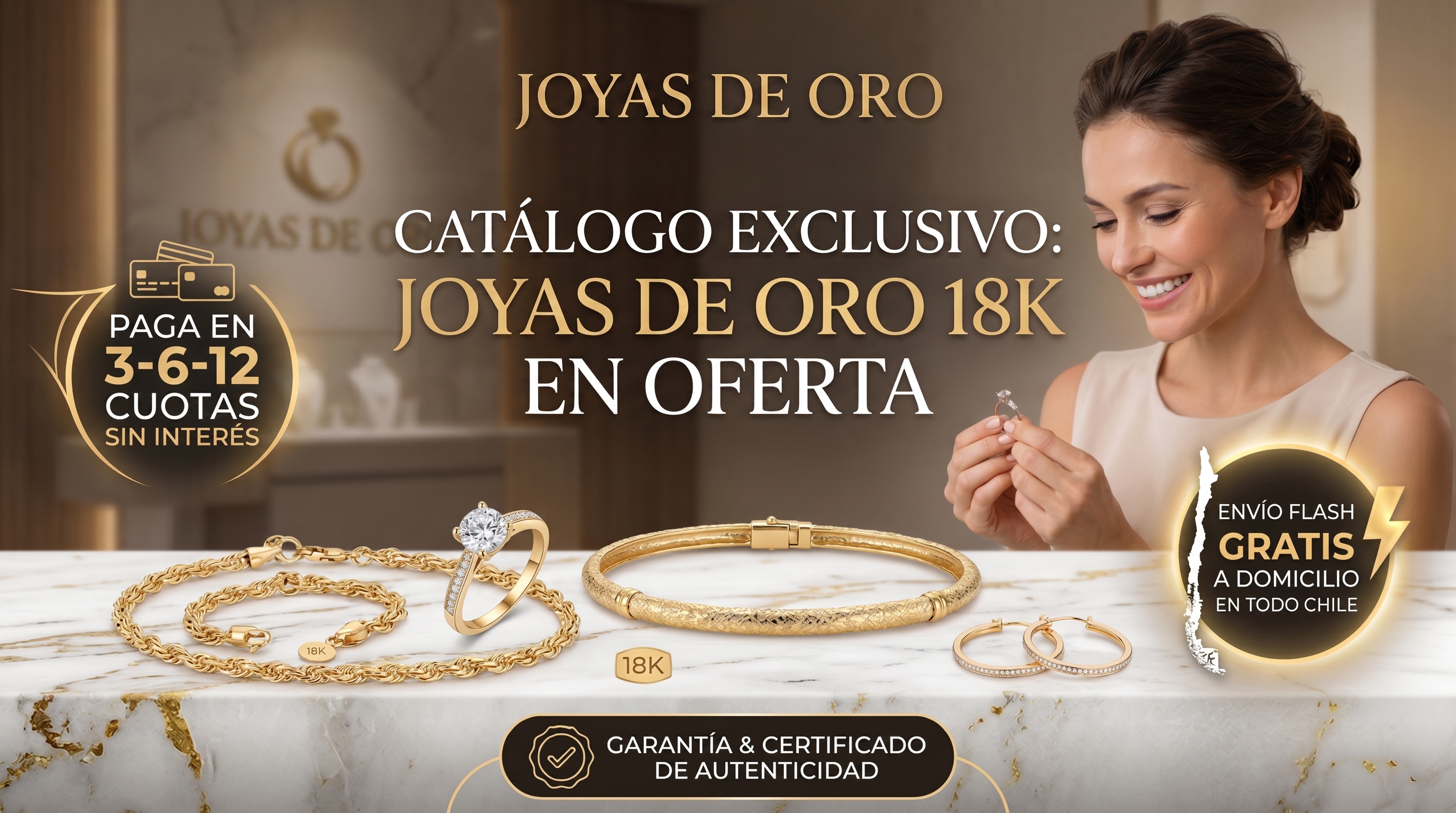 Catálogo - Joyas de Oro 18k