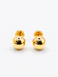 Aros Esfera de Oro Grande Oro 14k - Miniatura 2