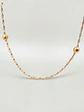 Cadena esferas 40 cm Oro 18k - Miniatura 3