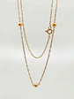 Cadena esferas 40 cm Oro 18k - Miniatura 2