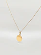Cadena con colgante esfera liso 18k - Miniatura 2