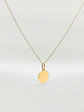 Cadena con colgante esfera liso 18k - Miniatura 5
