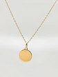 Cadena con colgante esfera liso 18k - Miniatura 6
