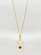 Cadena Osito Ternura con Amatista Oro 18k - Miniatura 2