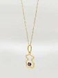 Cadena Osito Ternura con Amatista Oro 18k - Miniatura 3
