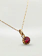 Cadena Chatón Pasión de Rubí redondo Oro 18k - Miniatura 2