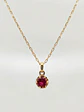 Cadena Chatón Pasión de Rubí redondo Oro 18k - Miniatura 1