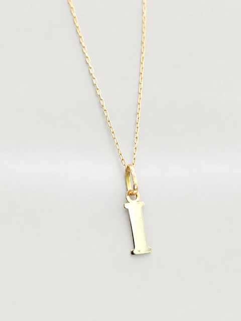 Cadena Legado con Letra Personal Oro 18k