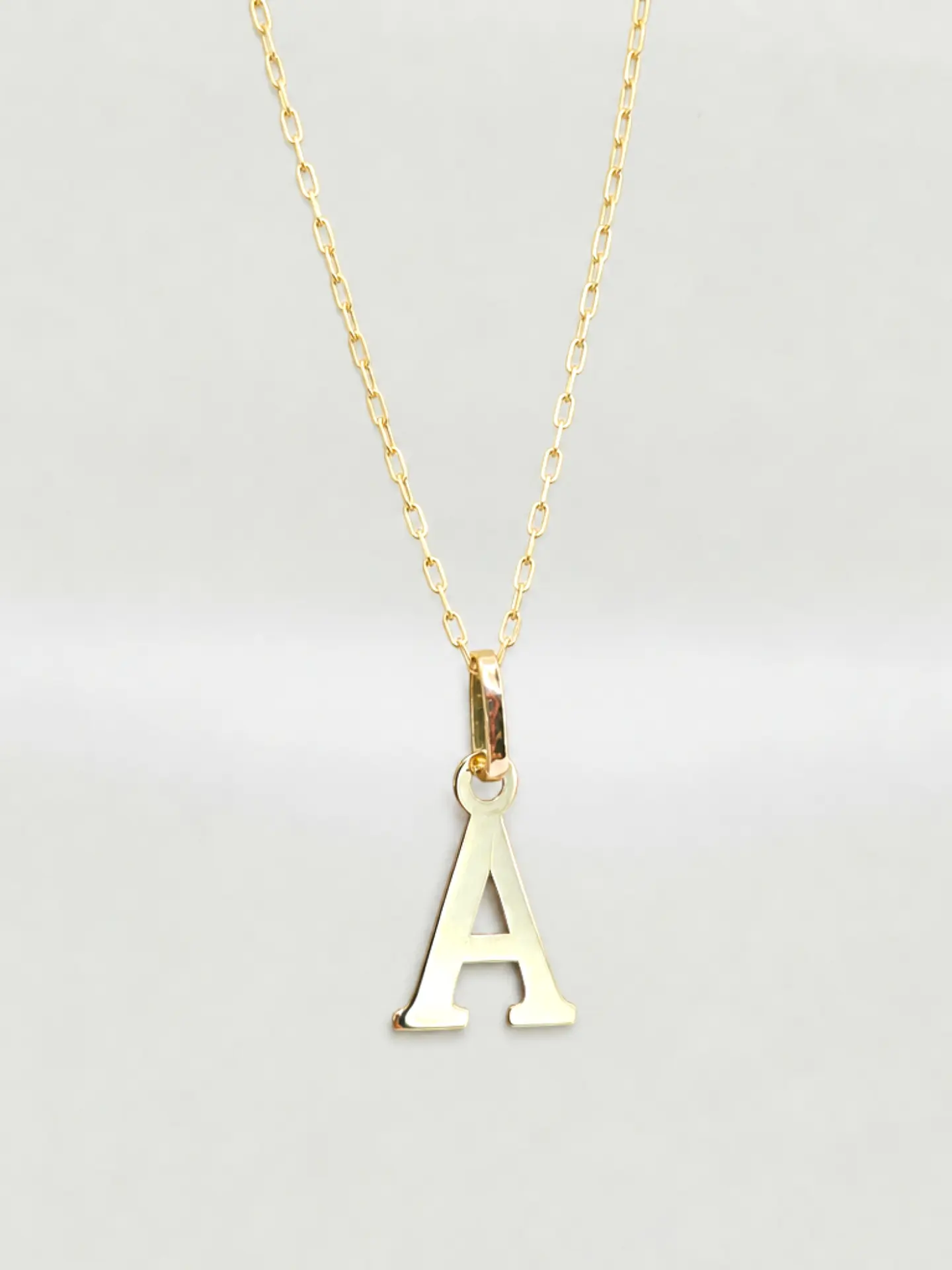 Cadena Legado con Letra Personal Oro 18k 4