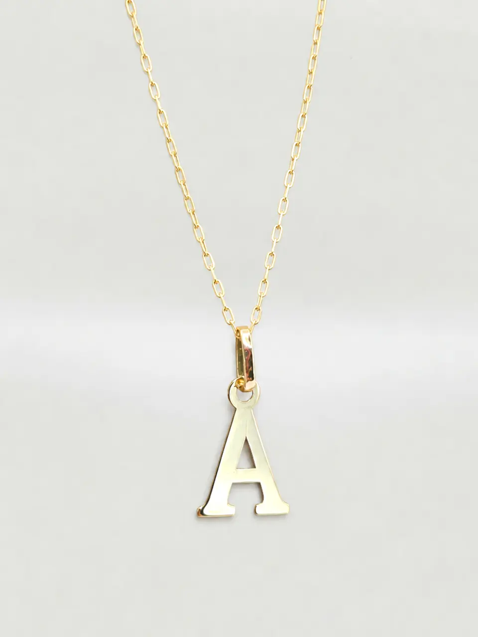 Cadena Legado con Letra Personal Oro 18k 4