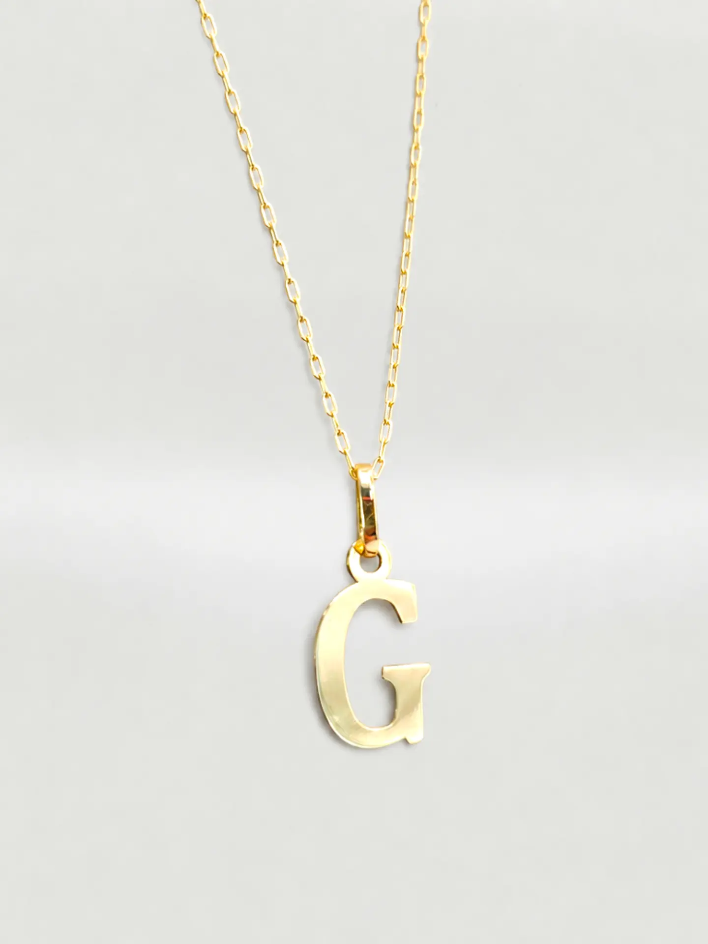 Cadena Legado con Letra Personal Oro 18k 7