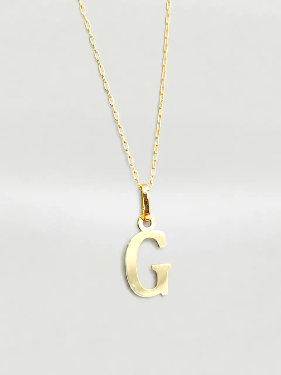 Cadena Legado con Letra Personal Oro 18k 7