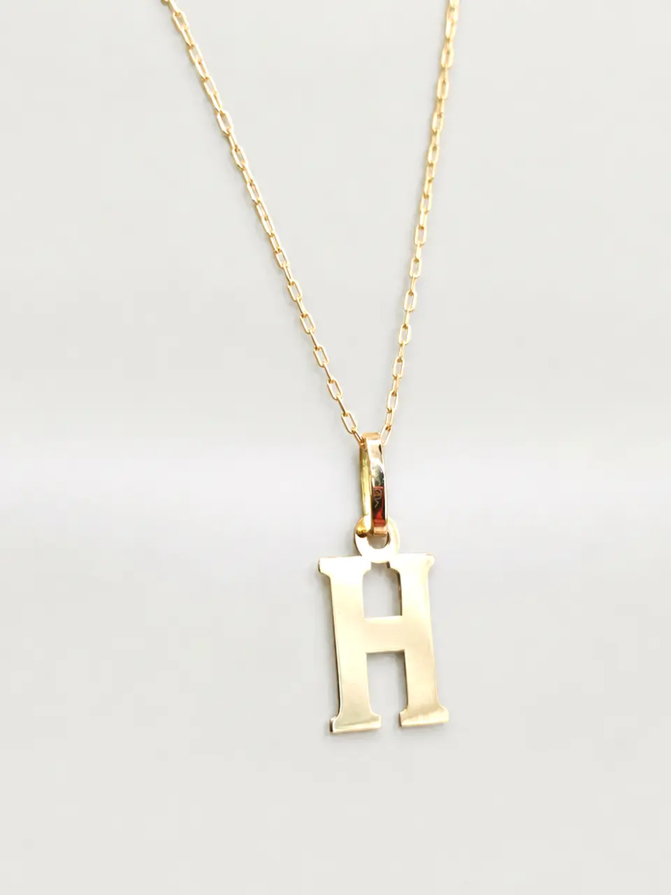 Cadena Legado con Letra Personal Oro 18k 8