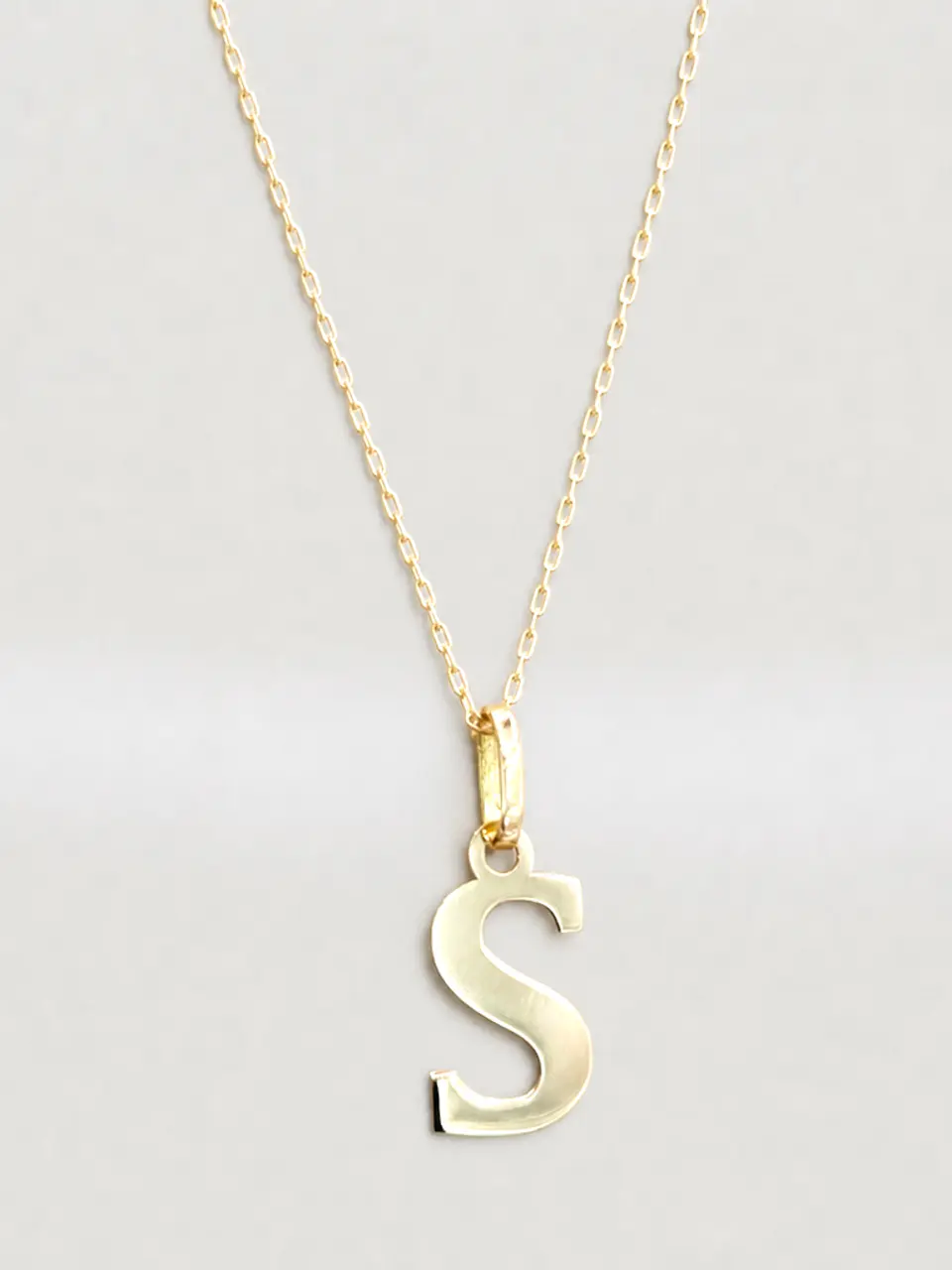 Cadena Legado con Letra Personal Oro 18k 11