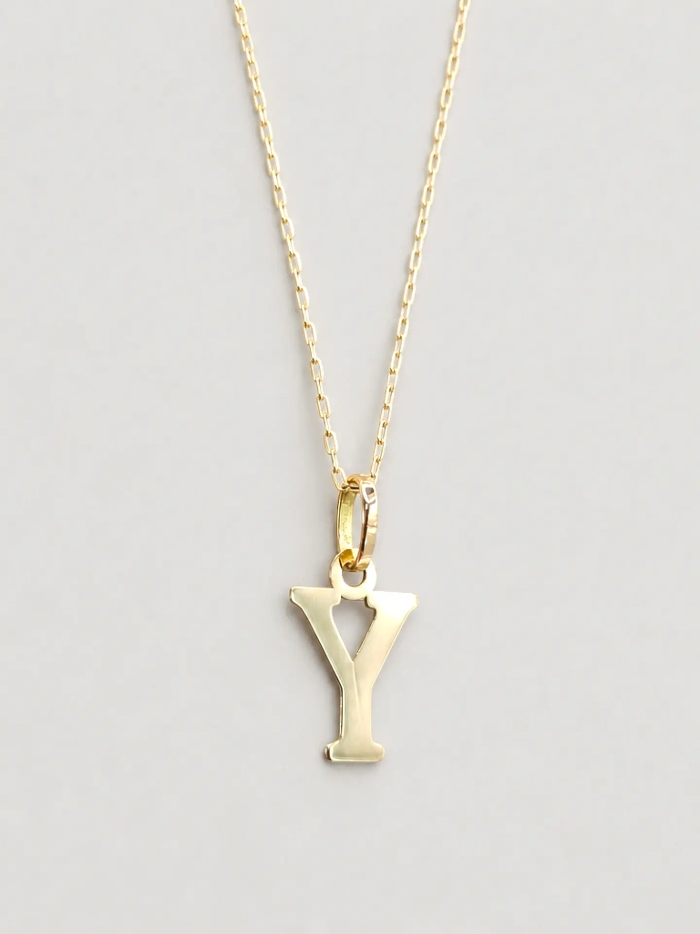 Cadena Legado con Letra Personal Oro 18k 13