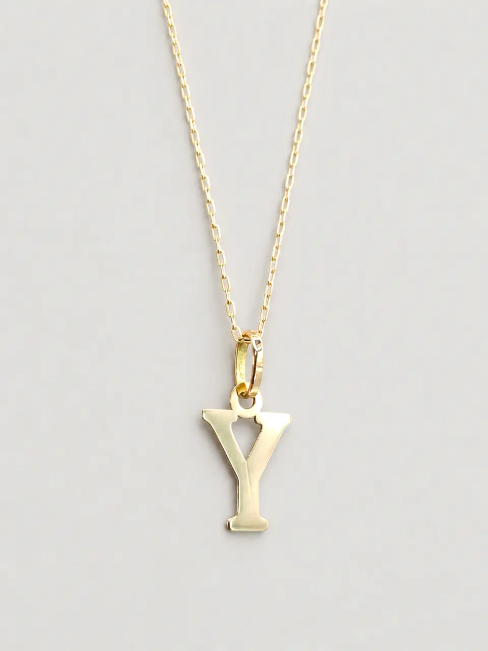 Cadena Legado con Letra Personal Oro 18k 13
