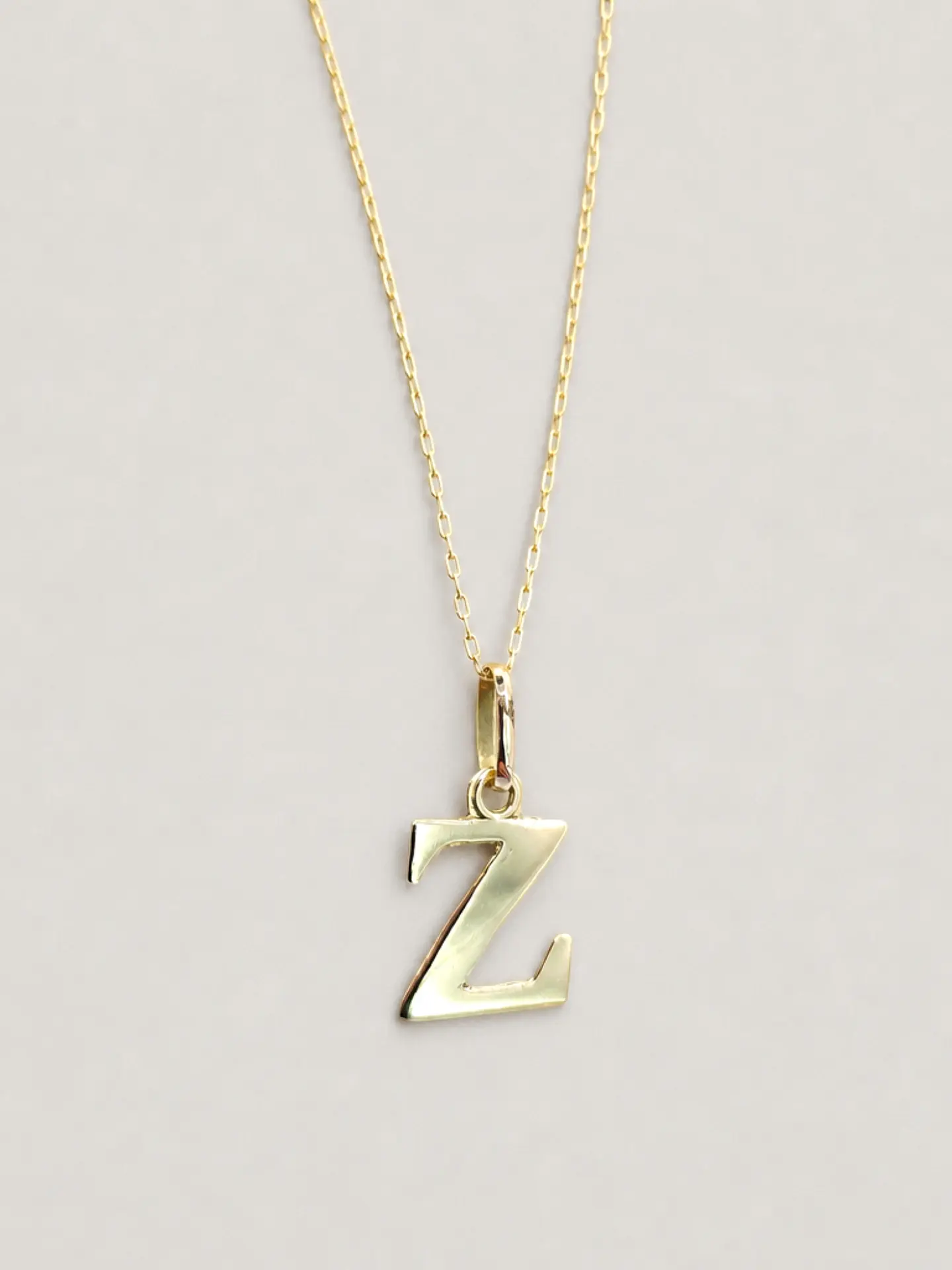 Cadena Legado con Letra Personal Oro 18k 15