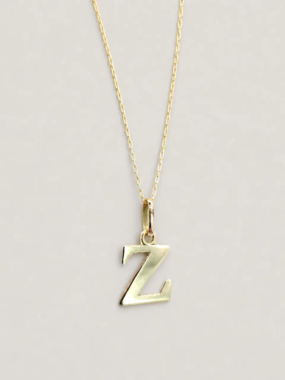 Cadena Legado con Letra Personal Oro 18k 15
