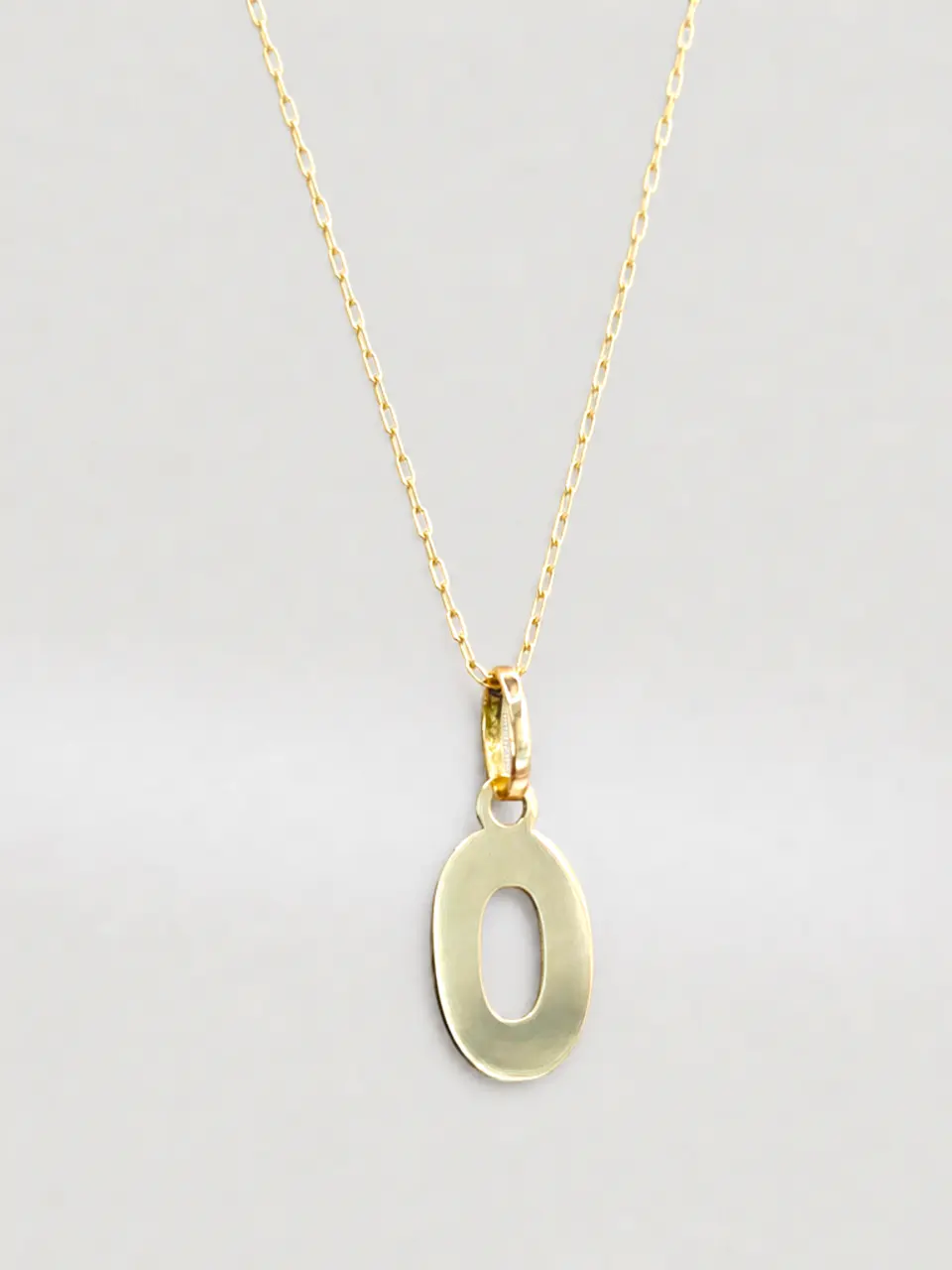 Cadena Legado con Letra Personal Oro 18k 20