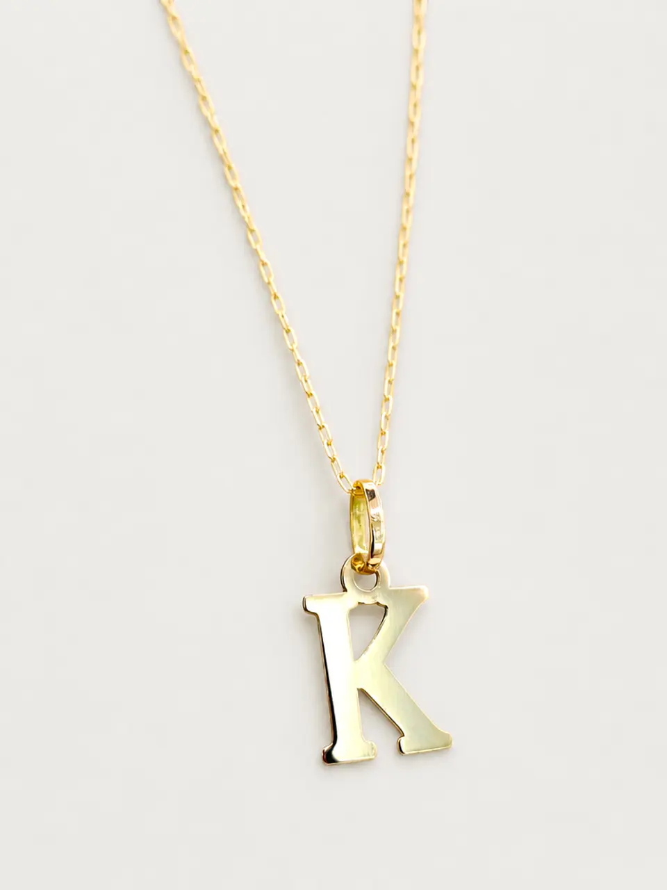 Cadena Legado con Letra Personal Oro 18k 22