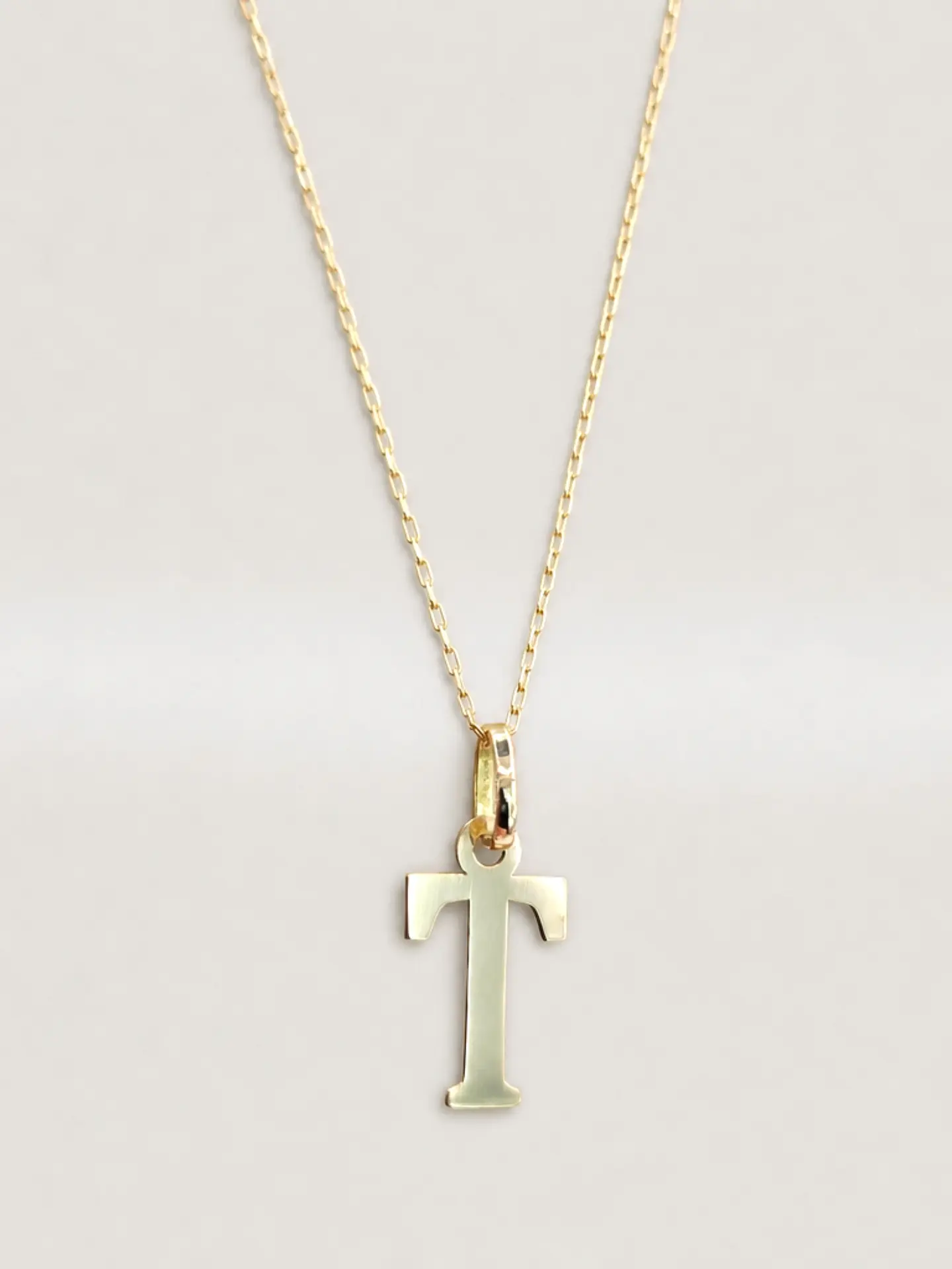 Cadena Legado con Letra Personal Oro 18k 25