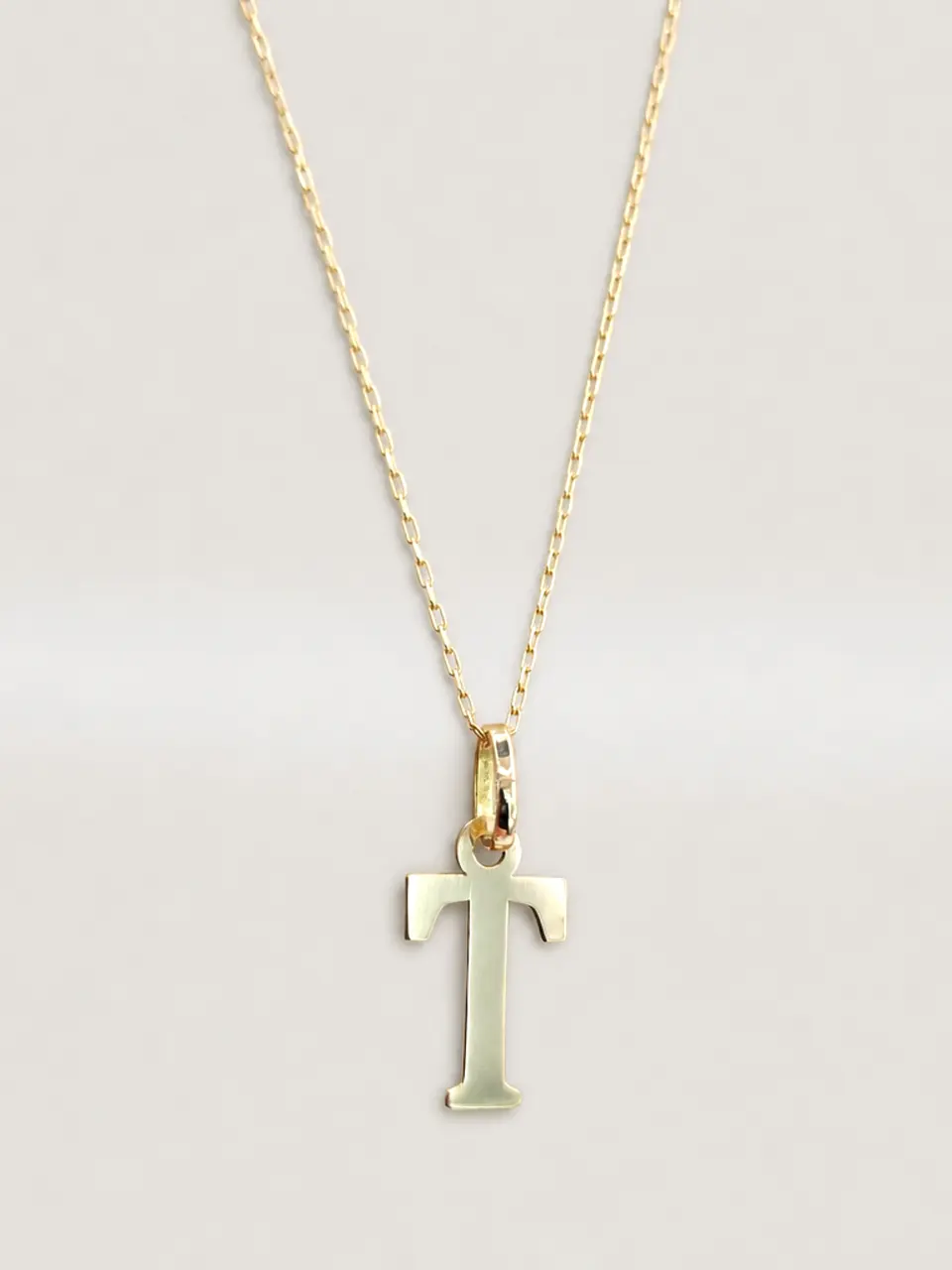 Cadena Legado con Letra Personal Oro 18k 25