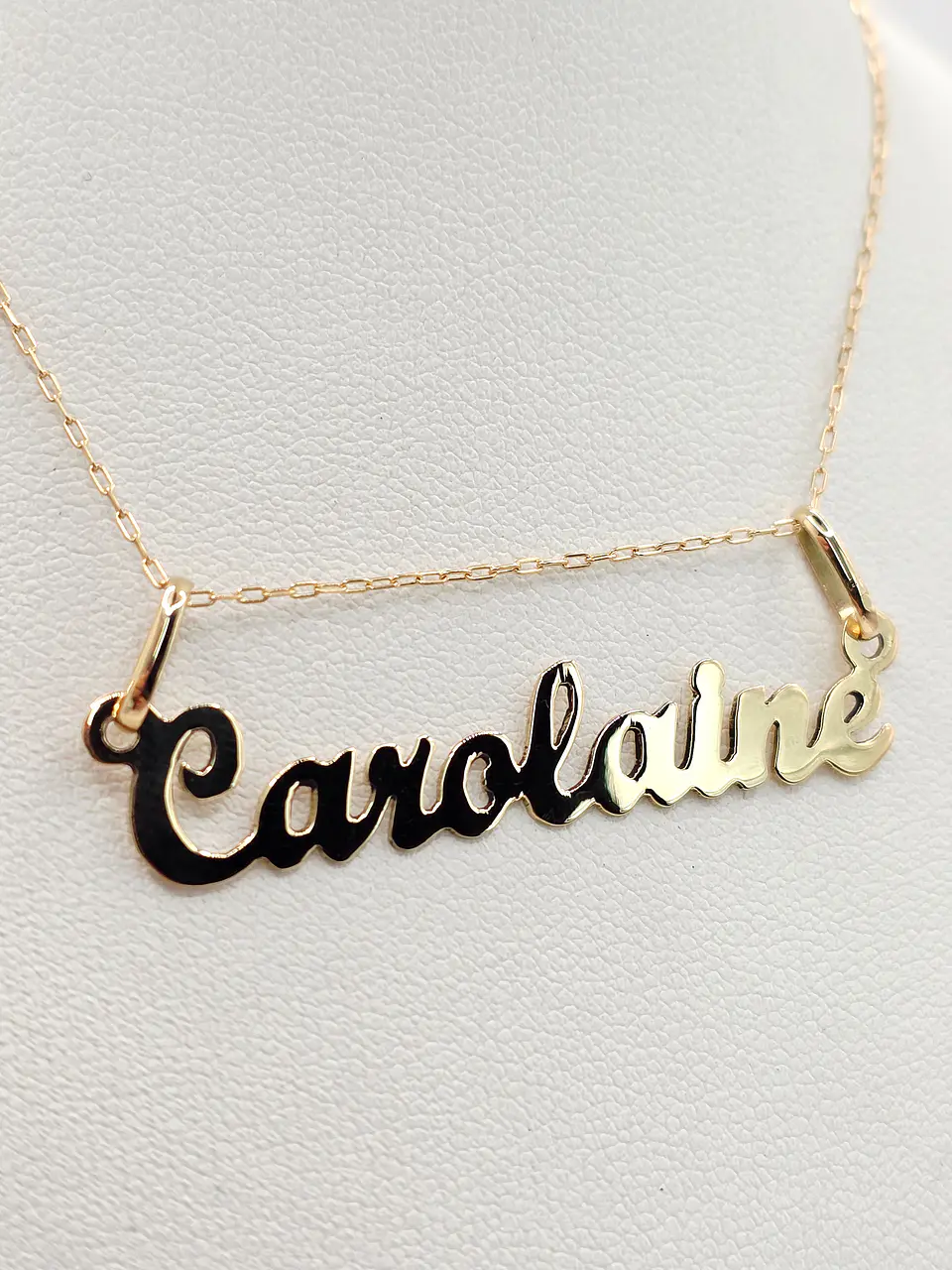 Cadena Identidad con Nombre Oro 18k 2