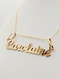 Cadena Identidad con Nombre Oro 18k - Miniatura 3