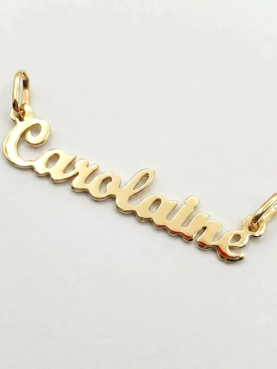 Colgante Nombre Identidad Oro 18k 1