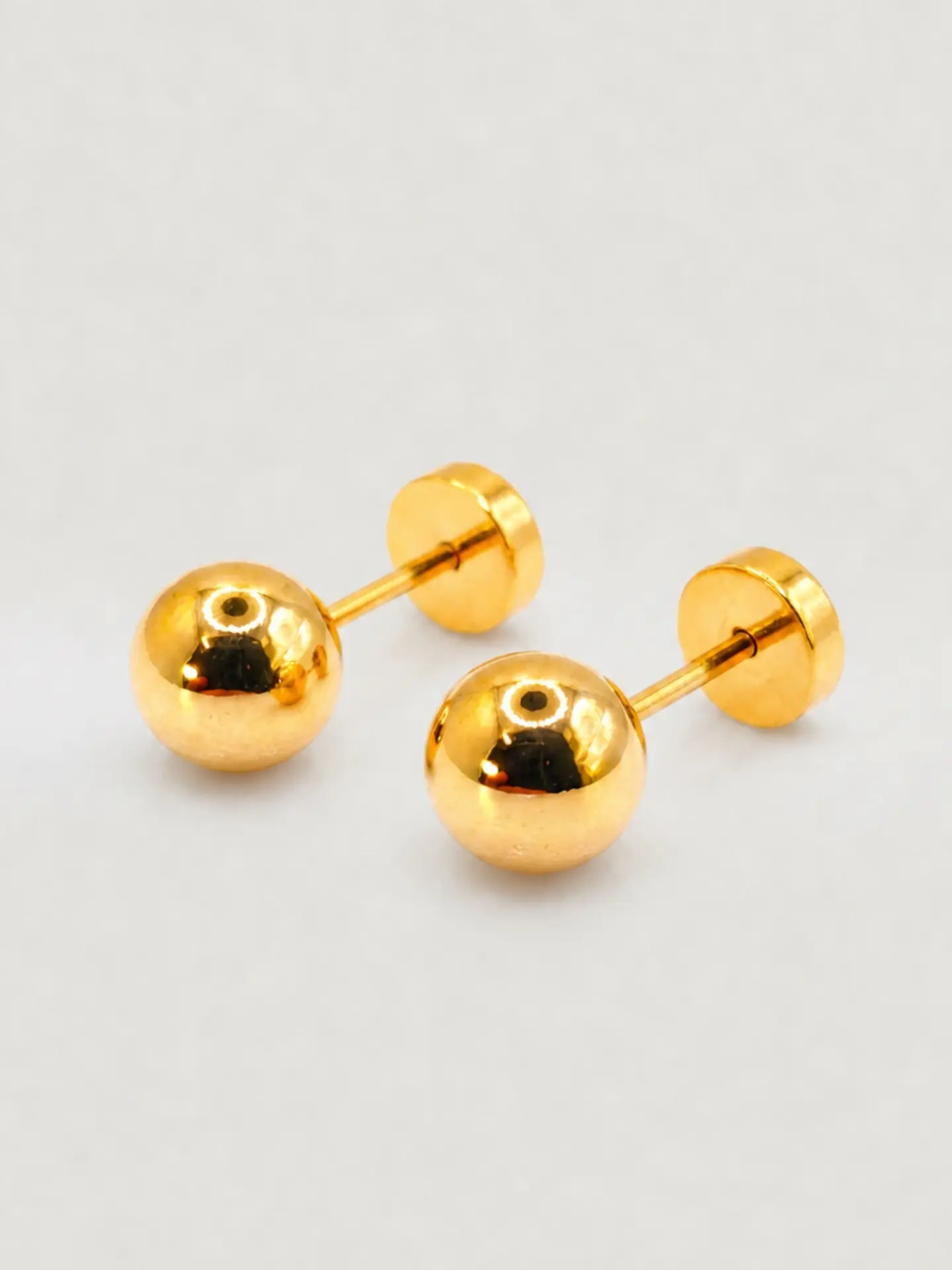 Aros Esfera Mediano Oro 14k 5