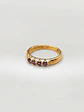Anillo Medio Cintillo Mística Amatista  Oro 18k - Miniatura 4