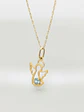 Cadena Ángel de la Guarda Rosa de Francia Oro 18k - Miniatura 4
