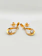 Aros Gota Brillo de Circón Oro 18k - Miniatura 5