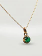 Cadena Chatón Jardín de Esmeralda Oro 18k - Miniatura 2