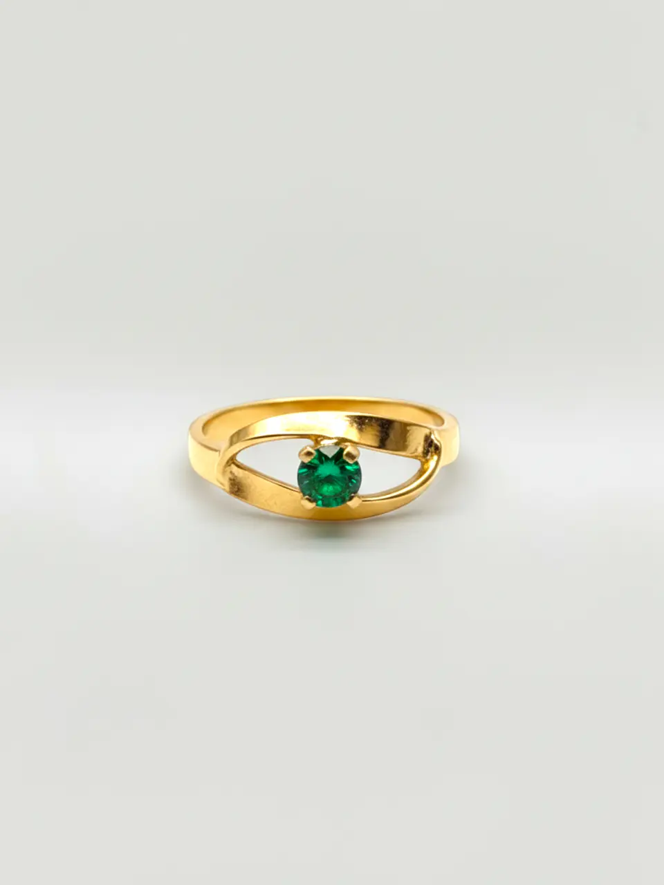 Anillo Fulgor Jardín de Esmeralda Oro 18k 1