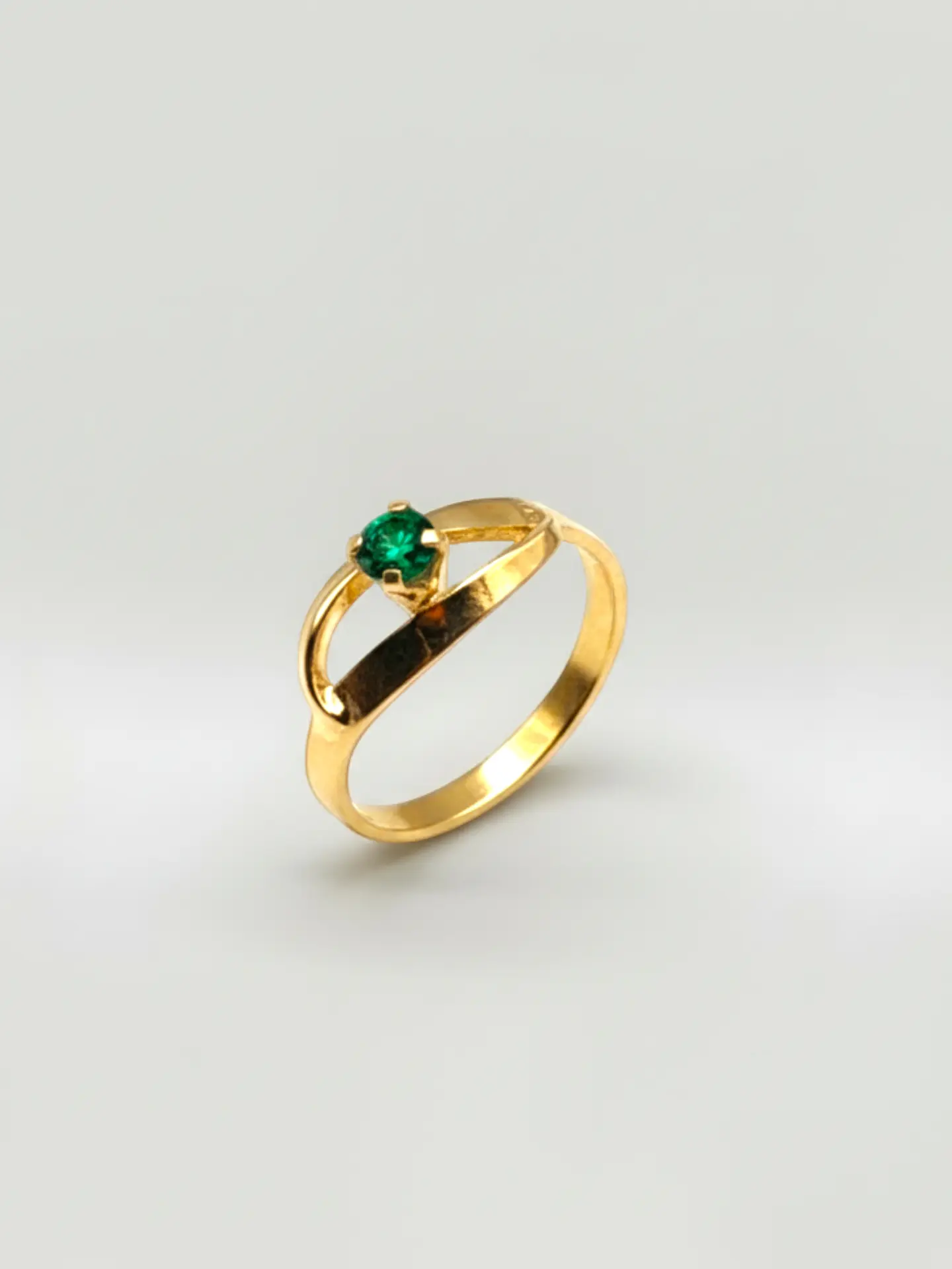 Anillo Fulgor Jardín de Esmeralda Oro 18k 3