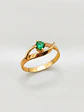 Anillo Fulgor Jardín de Esmeralda Oro 18k - Miniatura 2