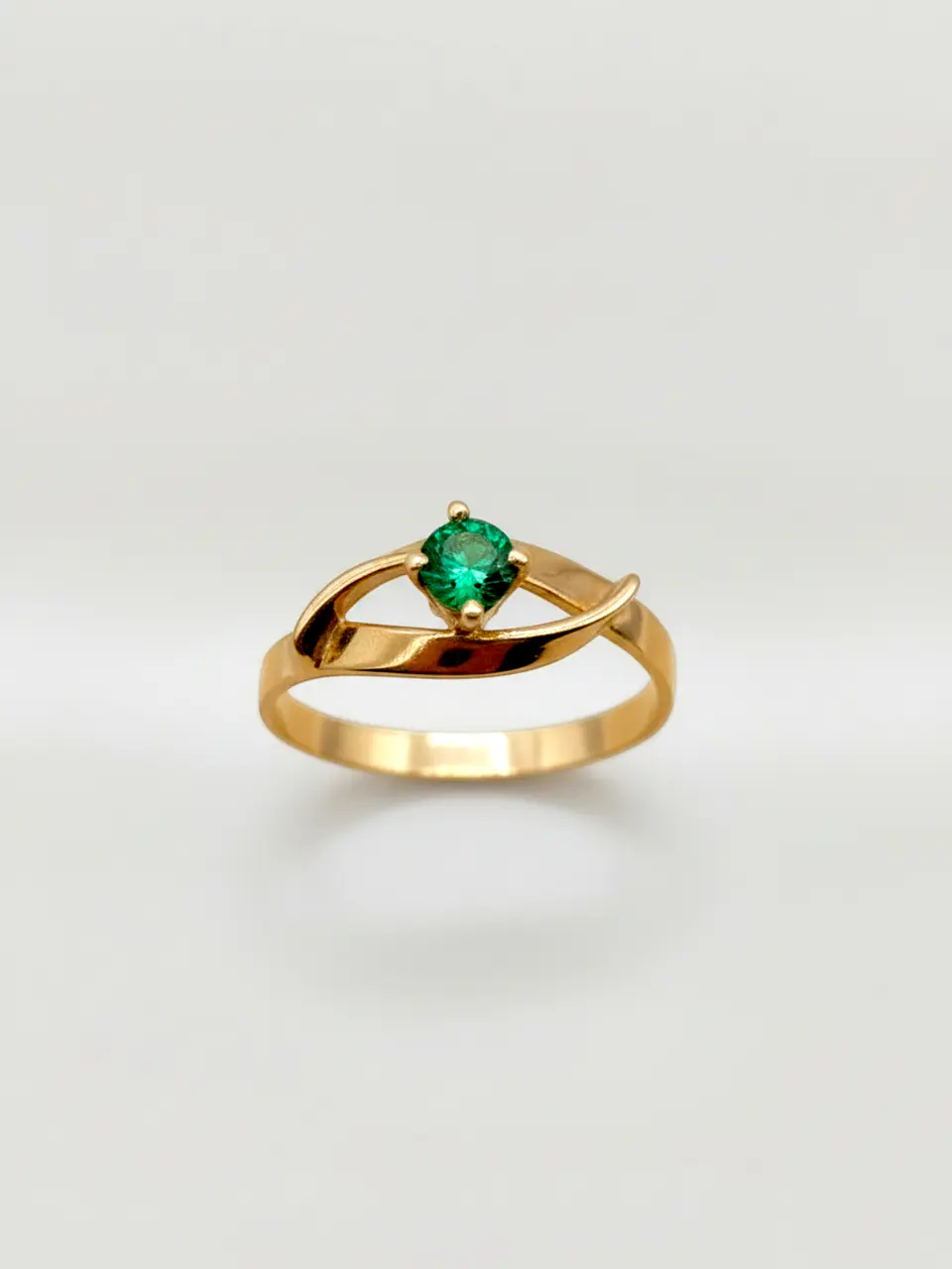 Anillo Fulgor Jardín de Esmeralda Oro 18k 5
