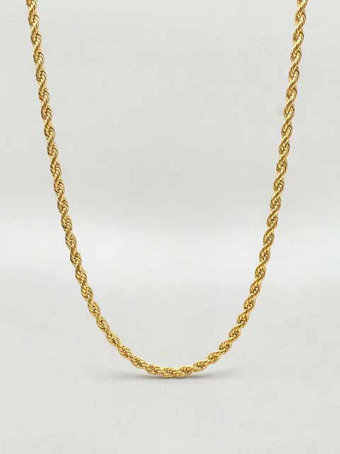 Cadena tourbillon Maciza Oro 18k