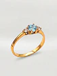 Anillo Princesa Mar Aguamarina y Circones Oro 18k - Miniatura 2