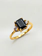 Anillo Reina Poder Onix Oro 18k - Miniatura 3