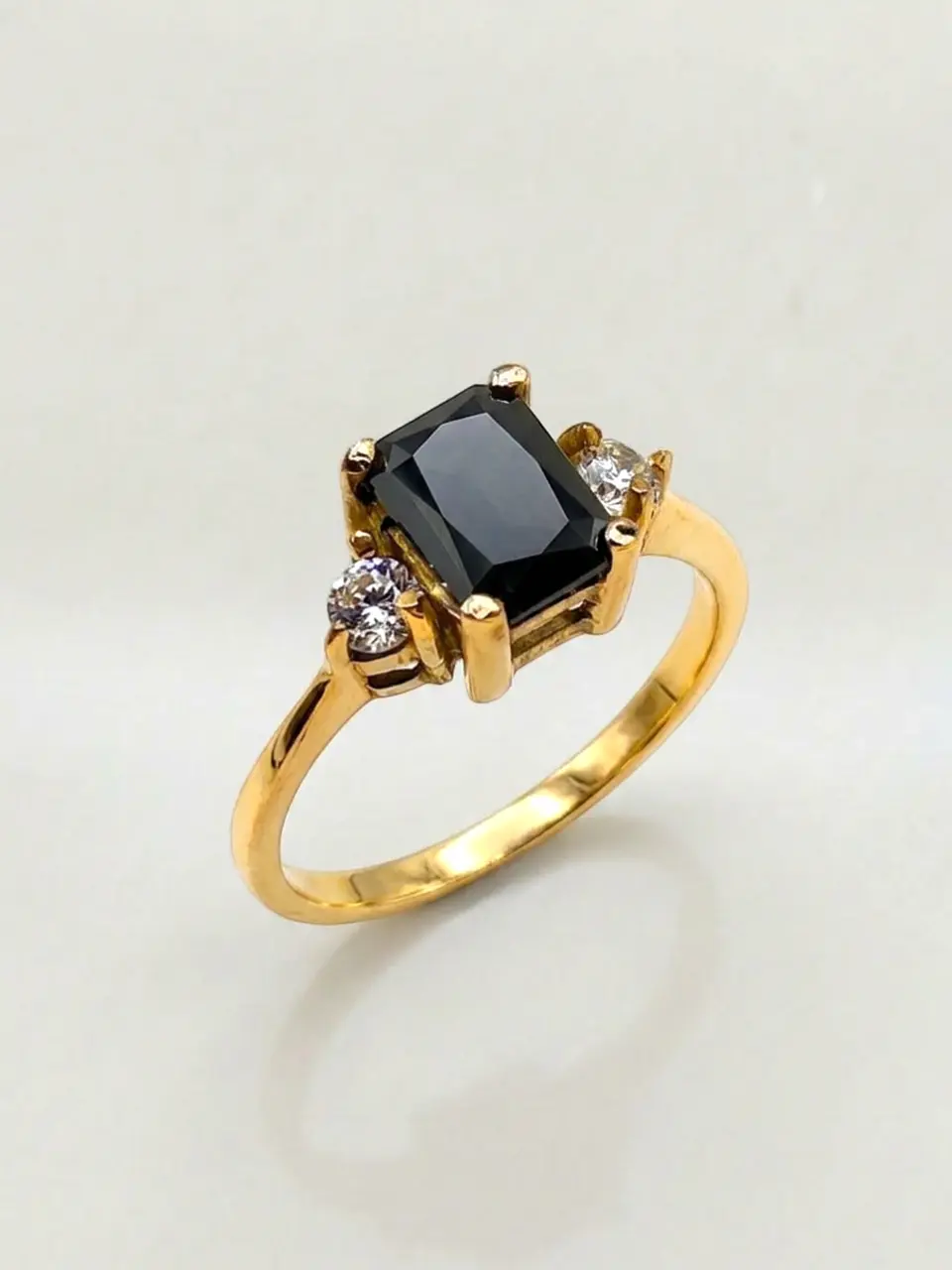 Anillo Reina Poder Onix Oro 18k 4