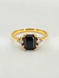 Anillo Reina Poder Onix Oro 18k - Miniatura 1
