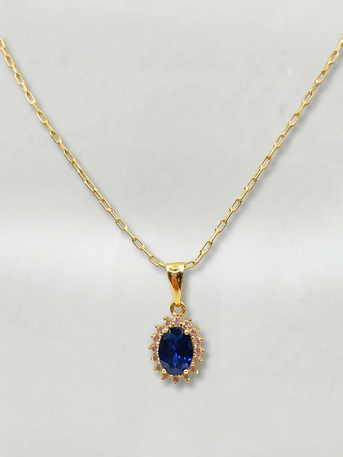 Cadena Lady Zafiro Real Oro 18k