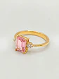 Anillo Reina Rosa de Francia y Circones Oro 18k - Miniatura 4