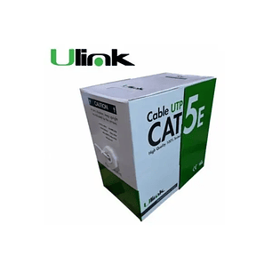 CABLE UTP MULTIFILAR CAT5E 24AWG 305 MTS ULINK