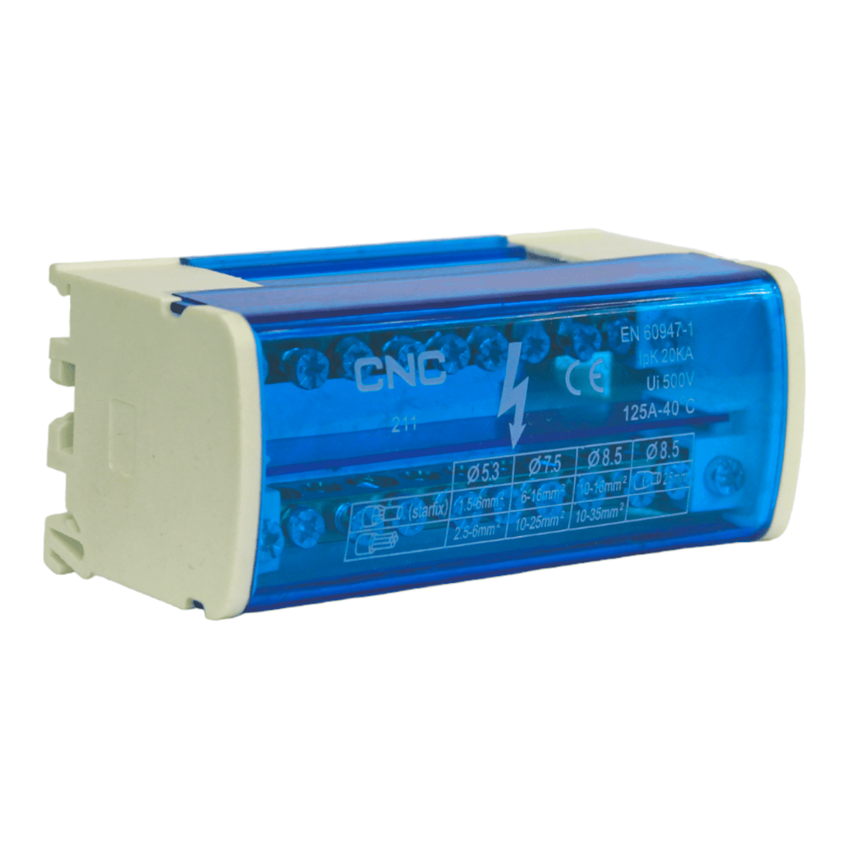 REPARTIDOR MONOFASICO 2X11 POSICIONES 125A CNC