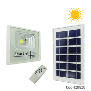 PROYECTOR SOLAR LED 30W COD.128820 C/PANEL