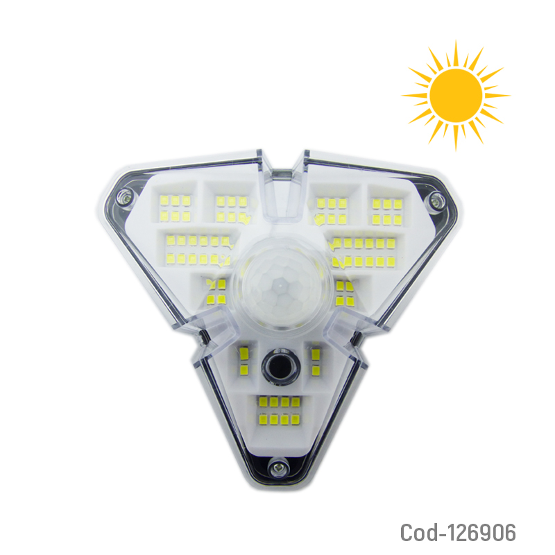 APLIQUE SOLAR LED COD. 126906 MINI MOD. GL-68 LED TRIANGULAR